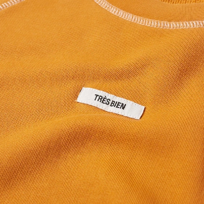 Shop Très Bien Escape Label Crew Sweat In Orange