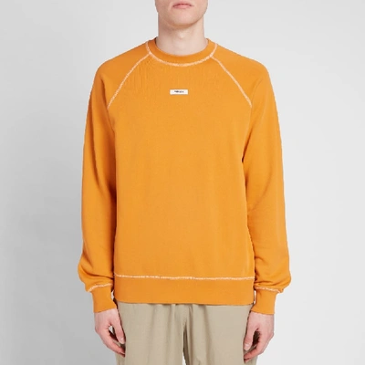 Shop Très Bien Escape Label Crew Sweat In Orange