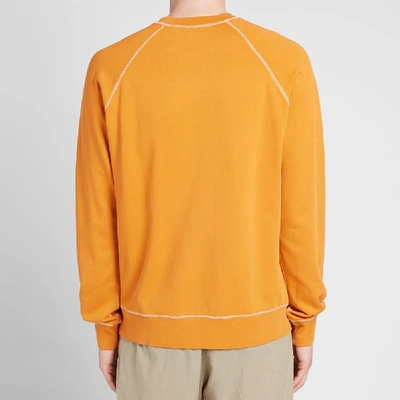 Shop Très Bien Escape Label Crew Sweat In Orange