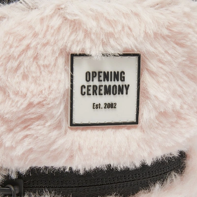 Shop Opening Ceremony Faux Fur Mini Cross-body Bag In Pink