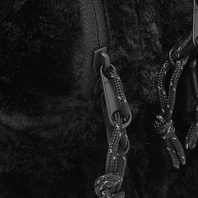 Shop Opening Ceremony Faux Fur Mini Cross-body Bag In Black