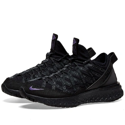 Shop Nike Acg React Terra Gobe In Black