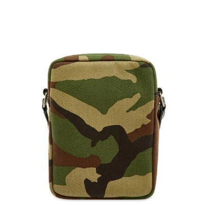 Shop Saint Laurent Sacoche Shoulder Bag In Green