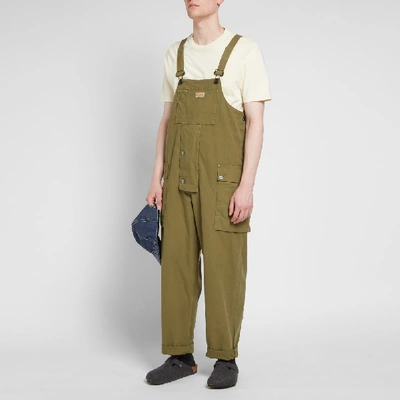 Nigel Cabourn Naval Dungaree - Army Green | ModeSens