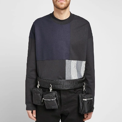 Shop Sacai X Porter-yoshida & Co. Belt Bag In Black