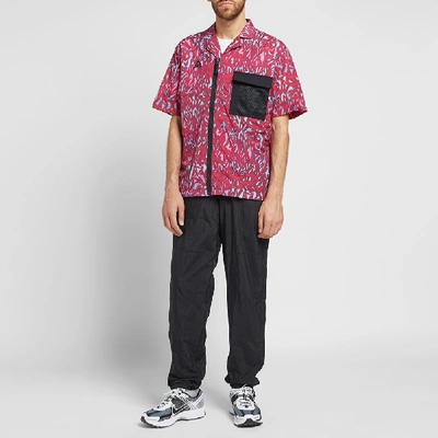 Shop Nike Acg All Over Print Shirt In Red