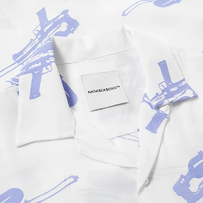 Shop Nasaseasons Water Guns Vacation Shirt In White