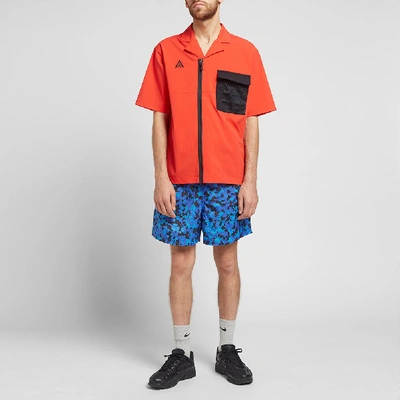 Shop Nike Acg Short Sleeve Shirts In Red