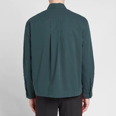 Maison Kitsuné Hidden Placket Shirt In Green | ModeSens