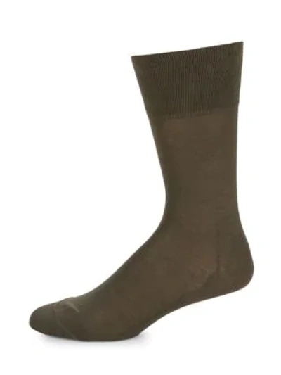 Shop Falke Tiago Socks In Military