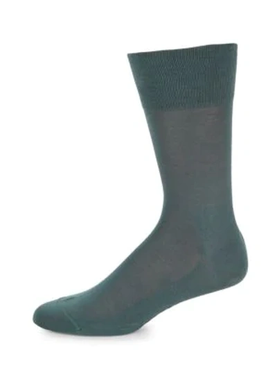 Shop Falke Tiago Socks In Steel Grey