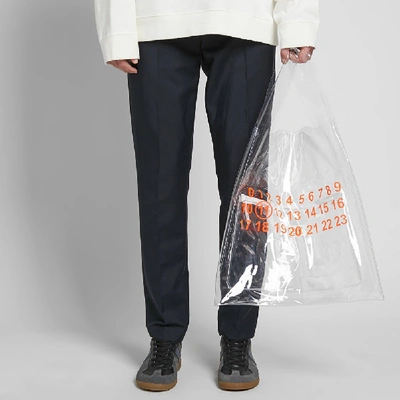 Shop Maison Margiela 11 Logo Monoprix Bag In Orange