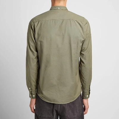 Shop Norse Projects Anton Oxford Shirt In Green
