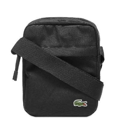 Shop Lacoste Crossover Bag In Black