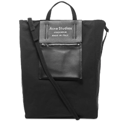 Shop Acne Studios Baker Out Tote In Black