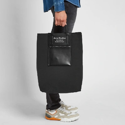 Shop Acne Studios Baker Out Tote In Black