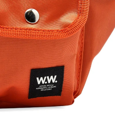Shop Wood Wood Gray Waist Bag In Orange