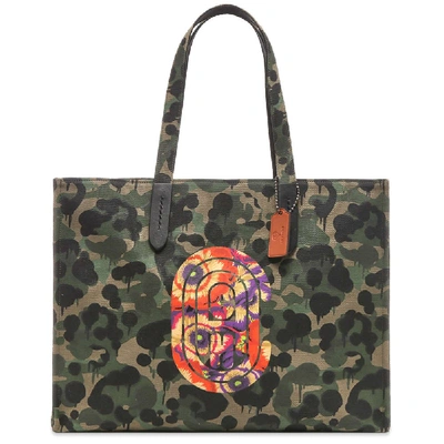 Shop Coach X Kaffe Fassett Patch Tote In Green