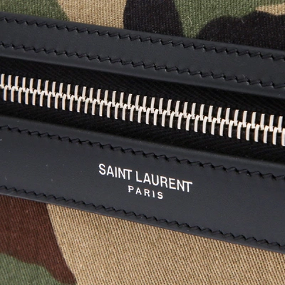 Shop Saint Laurent City Backpack In Green
