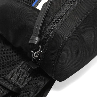 Shop Versace Bonded Logo Waist Bag In Black