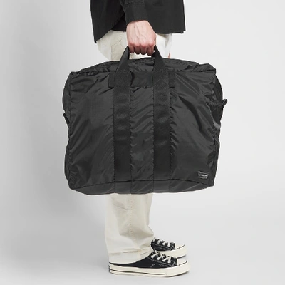 Shop Porter-yoshida & Co . Flex Nylon Packable S Duffel Bag In Black