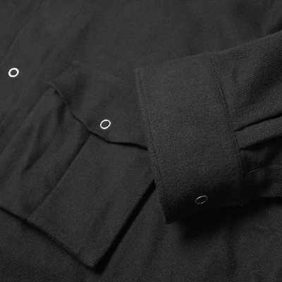 Shop Martine Rose Shock Cord Shirt In Black