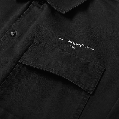 Shop Off-white Work Shirt In Black