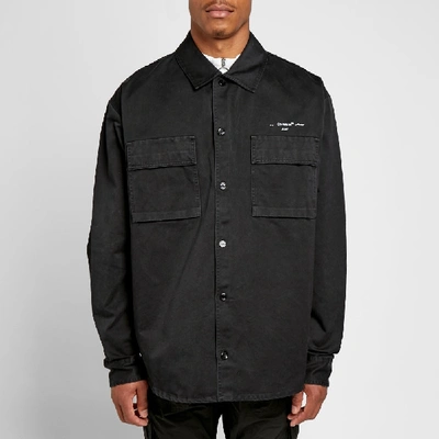 Shop Off-white Work Shirt In Black