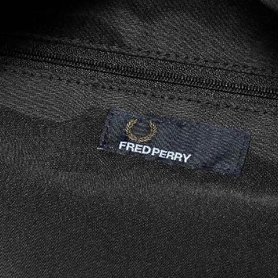 Shop Fred Perry Authentic Roll Top Barrel Bag In Black