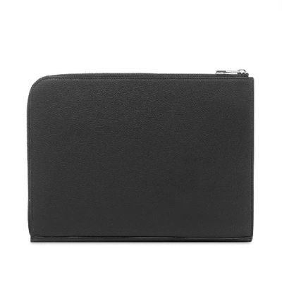 Shop Alexander Mcqueen Small Leather Zip Pouch In Black