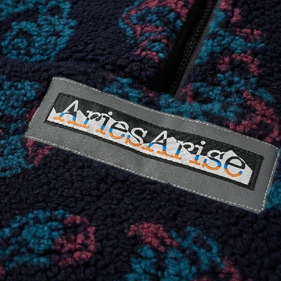 Shop Aries Half Zip Fleece In Multi