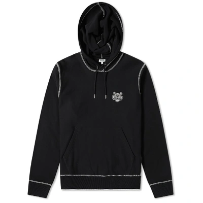 Shop Kenzo Tiger Crest Hoody In Black