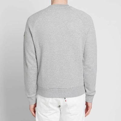 Shop Moncler Genius - 2 Moncler 1952 - Laser Printed Crew Sweat In Grey