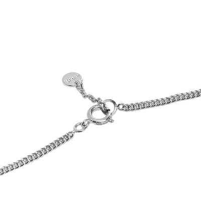 Shop Apc A.p.c. Nathan Pendant Necklace In Silver