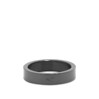 Shop Le Gramme 3g Polished Ceramic Ring In Black