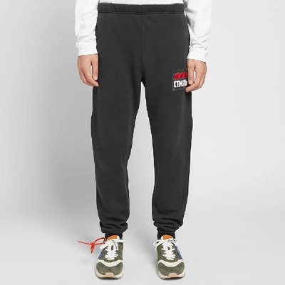 Shop Heron Preston Ctnmb Dots Slim Sweat Pant In Black