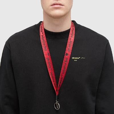 Shop Off-white 2.0 Industrial Necklace In Red