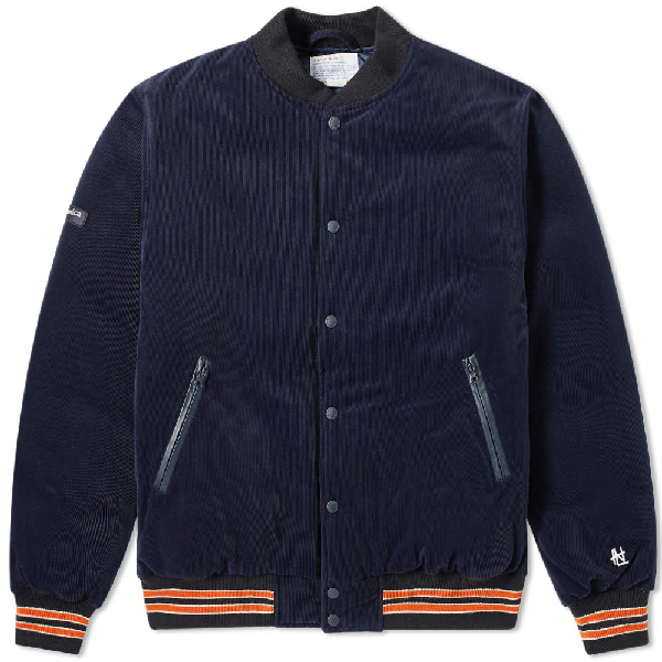 nanamica down varsity jacket