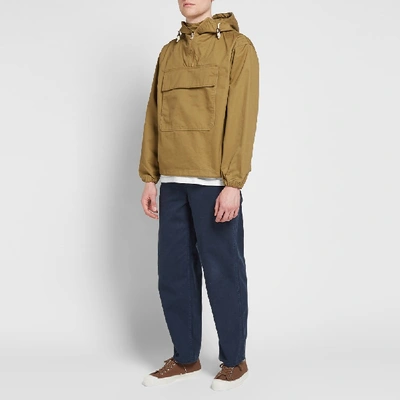 Shop Universal Works Pullover Anorak In Yellow