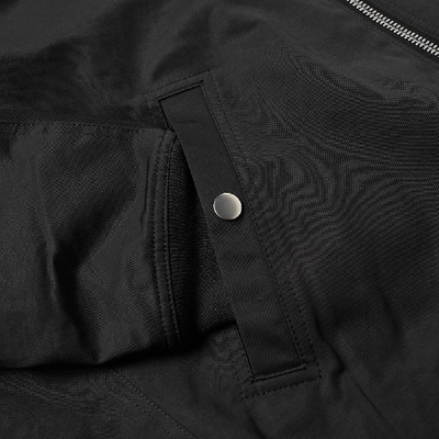Shop Rick Owens Drkshdw Nylon Flight Jacket In Black