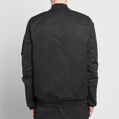 Shop Rick Owens Drkshdw Nylon Flight Jacket In Black