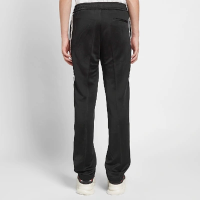 Shop Versace Medusa Taped Track Pant In Black