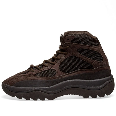 Adidas Originals Adidas Yeezy Brown High Top Suede Desert Boot Sneakers |  ModeSens