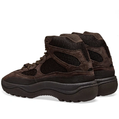 Shop Adidas Originals Yeezy Desert Boot In Brown