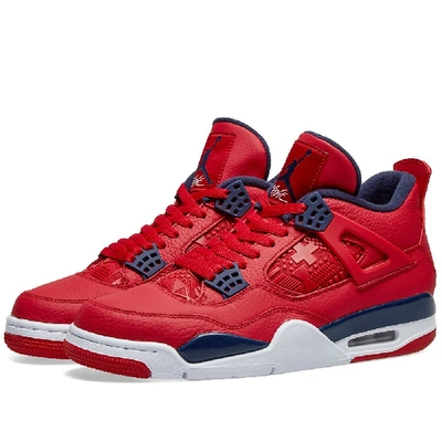 Shop Nike Air Jordan 4 Fiba In Red
