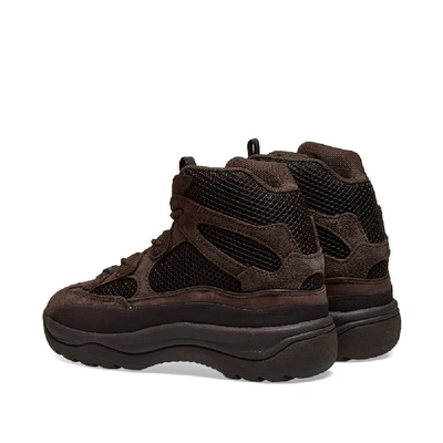 Shop Adidas Originals Yeezy Desert Boot Kids In Brown