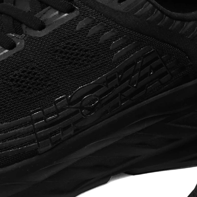 Shop Hoka One One Hoka Bondi 6 Wide In Black