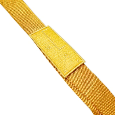 Shop A-cold-wall* Webbing Lanyard In Yellow