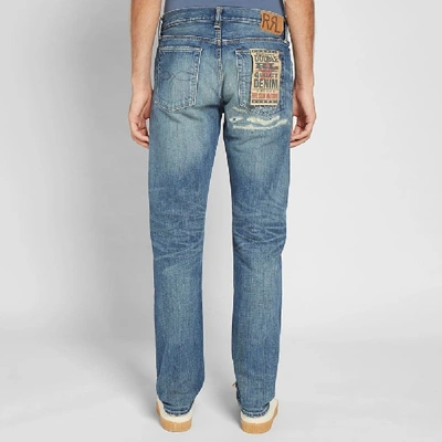 Shop Rrl Slim Narrow Jean In Blue