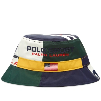 Shop Polo Ralph Lauren Sport Multi Logo Bucket Hat